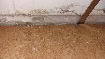 Sivunumero: 21 4.4 Opetusväline varasto 115 Seinän ja lattian liitoskohtaa ei ole tiivistetty remontin yhteydessä, merkkisavulla todettiin ilmavirtausta ko.