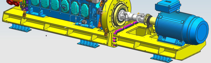 engine, SCE One to two high-speed gas and diesel engines