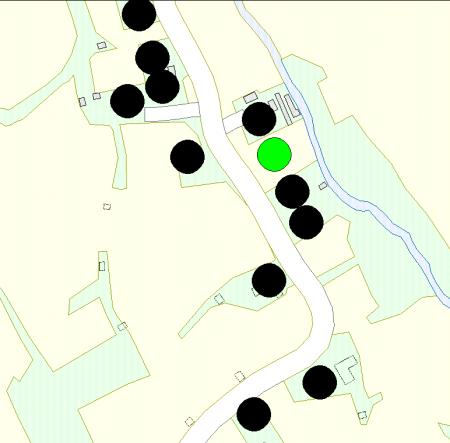 ): 5,0 5,5 km Päiväkoti (suom.): 2,5 3,0 km Päiväkoti (ruots.