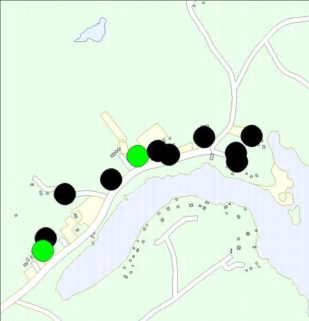 ): 14,0 15,0 km Alakoulu (ruots.): 2,0 3,0 km Yläkoulu: (suom.