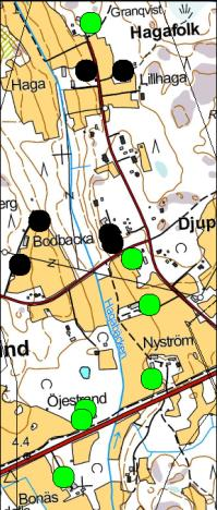 8. DJUPSUND 1952 1972 1987 1993 2007 2015 Asuntojen lukumäärän kehitys Rakentamispaineen kasvu prosentteina Palvelujen