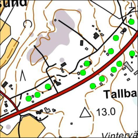 9. TALLBACKA 1952 1972 1987 1993 2007 2015 Asuntojen lukumäärän kehitys Rakentamispaineen kasvu prosentteina Palvelujen saavutettavuus Alakoulu (suom.): 6,5 7,0 km Alakoulu (ruots.