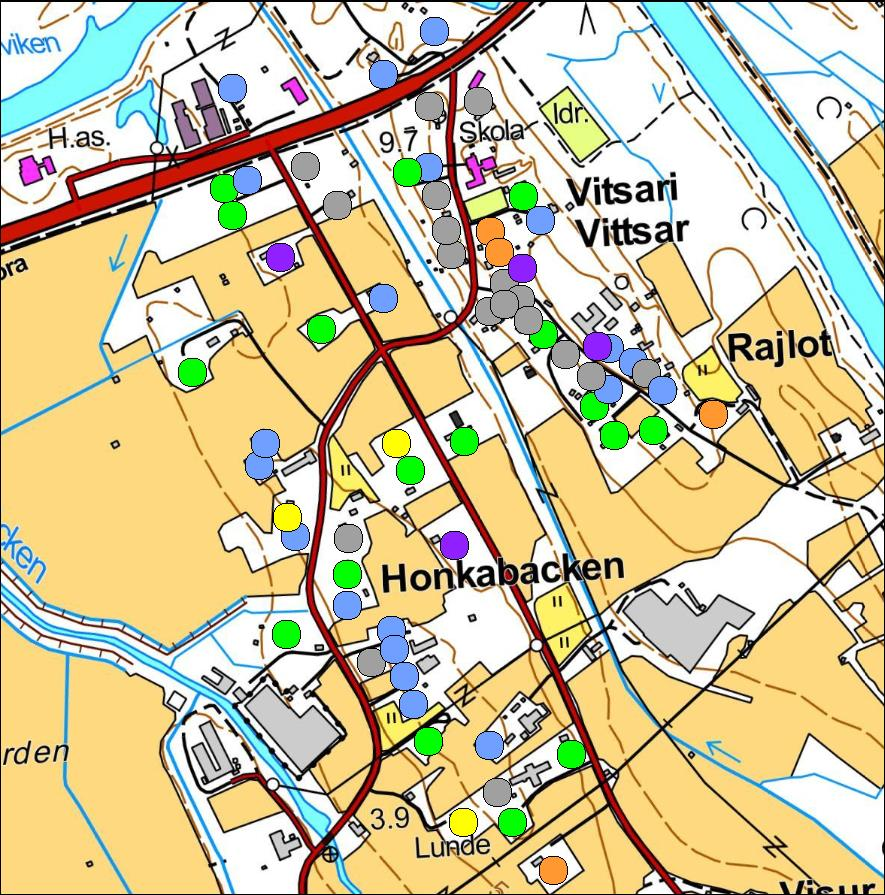 3.2. VITSARIN KYLÄALUEET KOKKOLAN