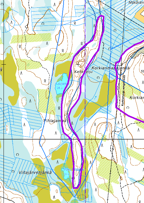 Alueella on jokseenkin merkittäviä erikoisia luonnonesiintymiä ja luonnonmaiseman kauneusarvoja.