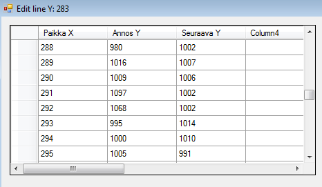 Ohjelmisto: Tiff kuvien analysointiin on Microsoftin ilmaisella vbnet (Visual Basic) ohjelmointikielellä laadittu oma ohjelma.