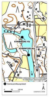 non jälkeen (kuva 5). Anturit sijoitettiin 30 50 cm pohjan yläpuolelle. Anturit mittasivat 15 minuutin välein.