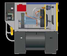 -asema Integroidulla paineilmakuivaimella ja -säiliöllä varustettu AIRBOX CENER muodostaa valmiin kompaktin