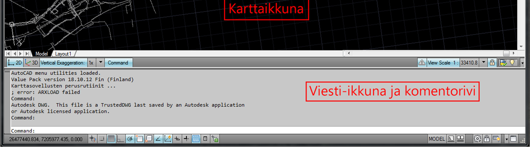 Yksinkertaistettuna massalaskenta Novapointilla lähtee liikkeelle maastomallin ja ratageometrian tuomisella ohjelmaan sekä sen tallentamisesta maastotietokantaan.