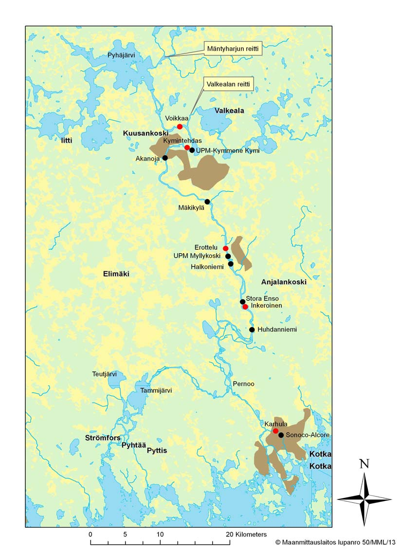 Myllykoski Oyj Myllykosken paperitehdas, lopettanut 12/11 Stora Enso Publication Papers Oy Ltd Anjalan paperitehdas Stora Enso Ingerois Oy Inkeroisten kartonkitehdas Sonoco-Alcore Karhulan