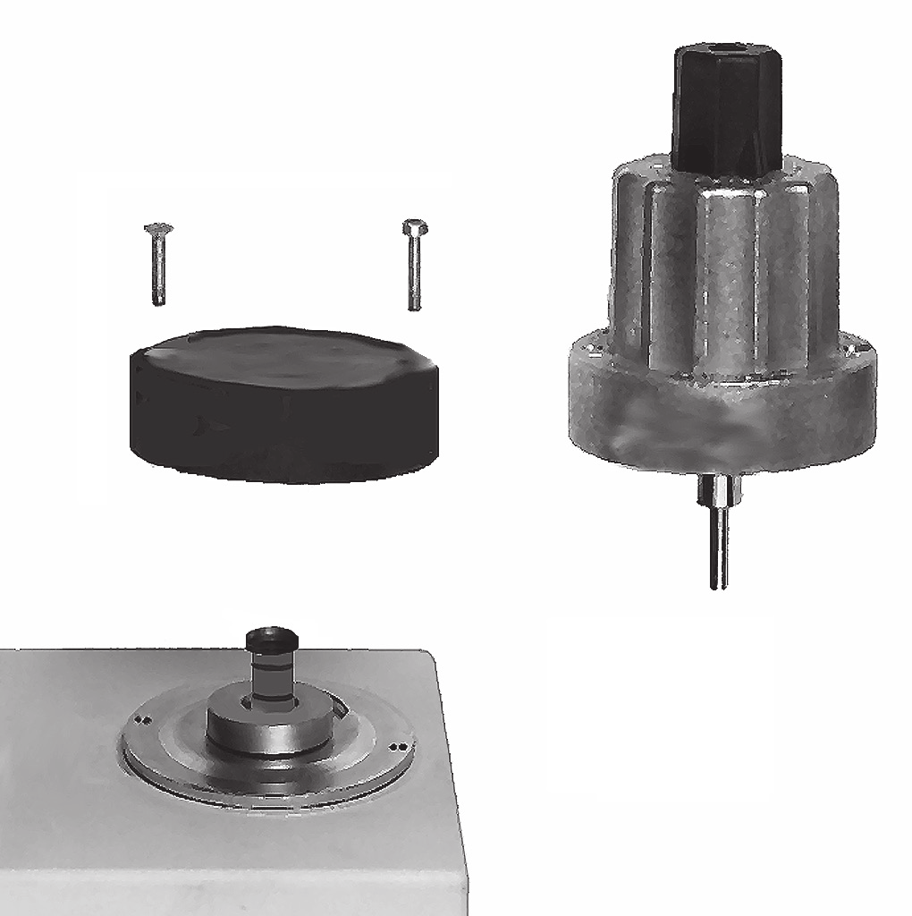 Ruuvaa säätöhattu E irti hydraulijarrusta. 2. Kierrä säätöhattua ja käytä sitä työkaluna. 3. Kierto vastapäivään = Pikaiskun suureneminen (+). 1. Indstillingshætten E skrues af hydraulikanordningen.