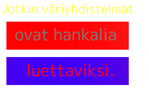 4 2.2 Tunnuksessa käytettävät värit Värien kokeminen on yksilöllistä ja siihen vaikuttavat mm. katsojan ikä, sukupuoli, kulttuuri ja värienerottelukyky.