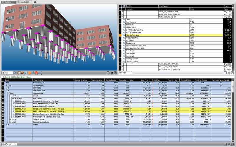 33 Kuva 21. Vico Office (Vico Office 2014). Kyseinen ohjelmisto koostuu eri moduuleista, ja sillä voidaan yhdistää projektien eri suunnitelmat.