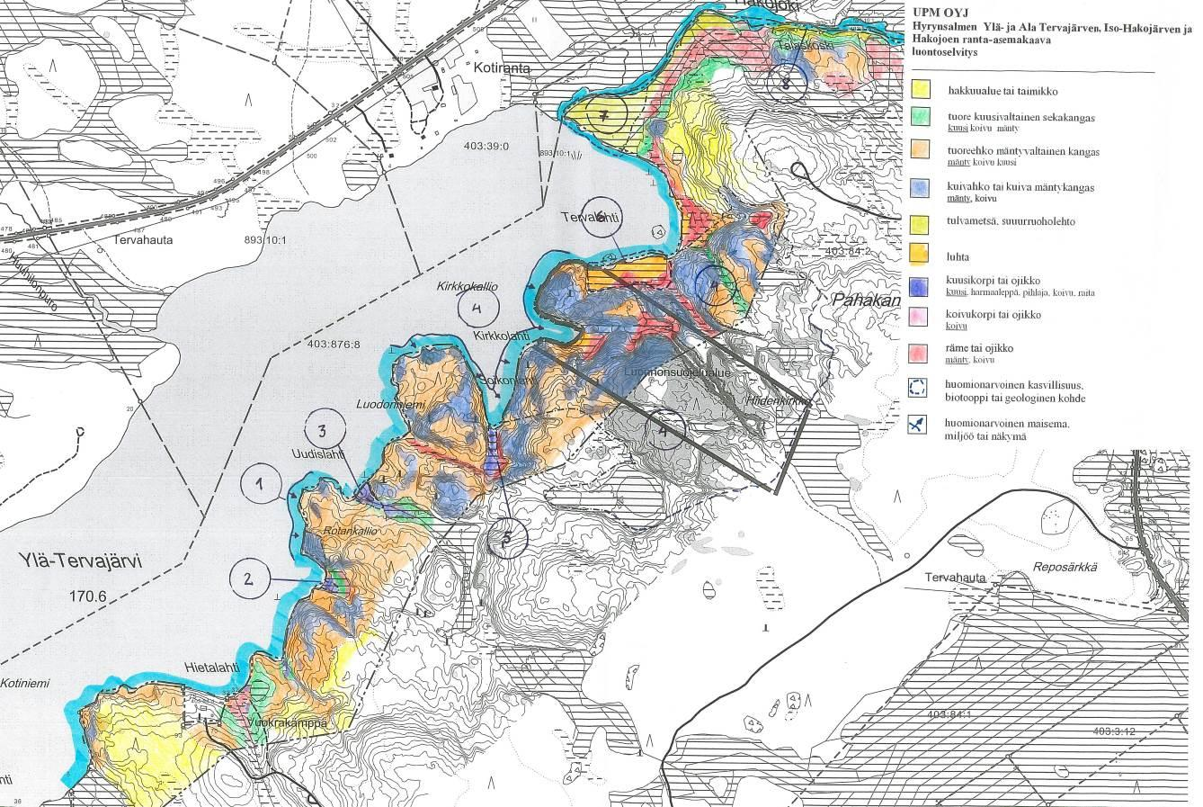 22 Iso-Hakojärven rantaa ei rakentamiselle ole esteitä. Alueen eteläosa on kosteaa ojikkoa ja rakentaminen edellyttää maan korottamista.