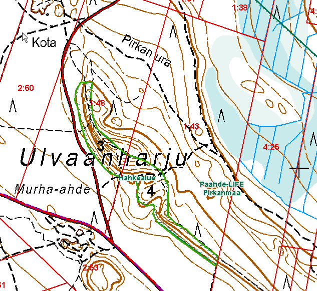 Isoluukas 1:48 (143-434-1-48) ja Vähäluukka 1:43 (143-434-1-43) Alueen nykytila Isoluukas 1:48 ja Vähäluukka 1:43 tiloilla kunnostetaan hankkeessa kuvioita 3 ja 4, jotka sijaitsevat Ulvaanharjun