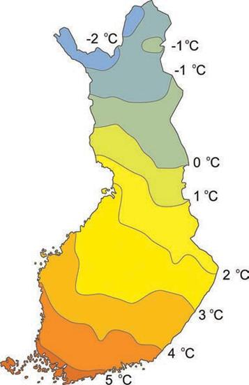FCG SUUNNITTELU JA TEKNIIKKA OY Raportti 3 (32) se vaihtelee maantieteellisen sijainnin mukaan. Lämpötila vaihtelee myös paikallisesti.