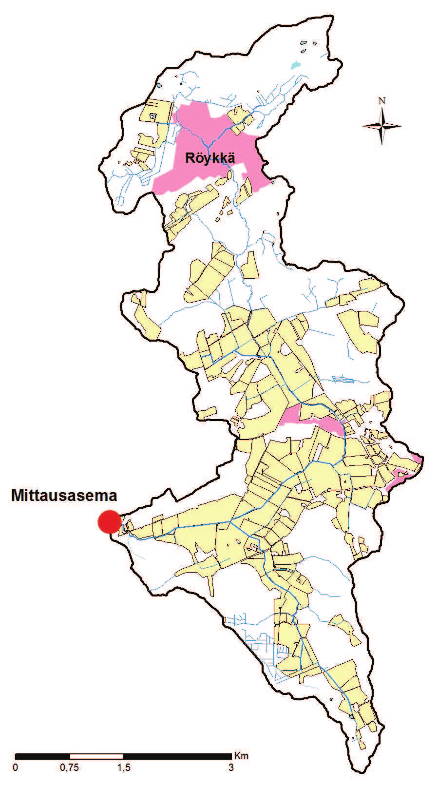 Mallinnus Tarkoituksena mallintaa skenaarioita Viljelymenetelmät Ilmastonmuutos Kohdealue Lepsämänjoen valumaalue, yht.