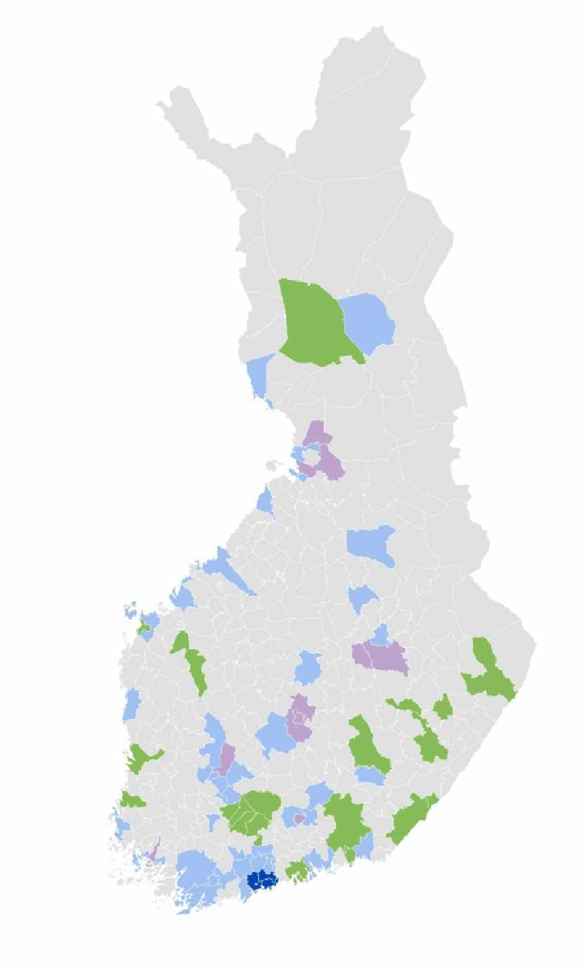 24 Alueryhmät Pääkaupunkiseutu (4) Suuret kaupungit (9) Keskisuuret kaupungit (18) Pienet kaup. ym. (48) Muut kunnat (247) Kuva 5 Alueryhmät (vuoden 2011 kuntajako). 5.2.6 Tarvittavan otoskoon arviointi Tarvittava otoskoko riippuu merkittävästi siitä, millainen tilastollinen tarkkuus kyselyn tuloksille vaaditaan ja mitkä tunnusluvut ovat kaikkein tärkeimpiä.