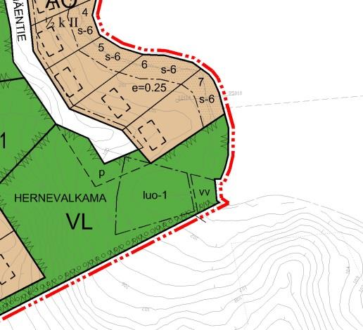 10 (18) 1.6 Tekninen lautakunta 1.6.1 Hernevalkama Kaavaluonnoksessa korttelin 1259 viereisessä poukamassa on merkintä vv/lv (ohjeellinen uimaranta/ venevalkama).