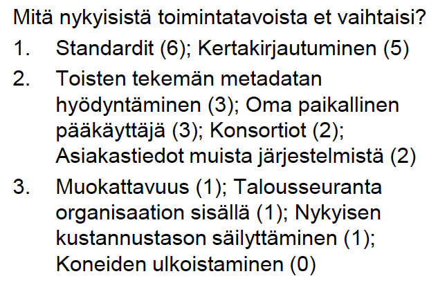 1.5 Hallinnolliset järjestelmät ja