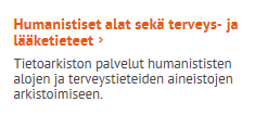 3 Tietoarkisto Aloitti yhteiskuntatieteellisenä arkistona Palveluiden laajennus terveys- ja humanistisiin