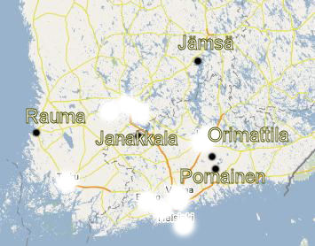 Isovanhempien vanhempien kotipaikat ovat (genealogia on antoisa harrastus: suosittelen!): 1 Vakiotilanne ennen 1880: kosiomatkat < 10 km.