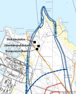 LIITE CASE KOKKOLAN HARRINNIEMEN POHJAVESIALUEEN RAJAUS Kokkolan Patamäen pohjavesialueen rajaus on alun perin ulottunut pohjoisosassa mereen saakka.