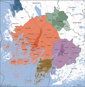 Saariston ja sydänmaaseudun kunnat eivät juuri nouse esiin tämän raportin tarkasteluissa.