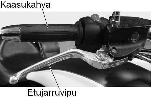 Suuntamerkin katkaisin Kytkee suuntamerkin (vilkun) vasemmalle tai oikealle. Vilkku palautuu automaattisesti.