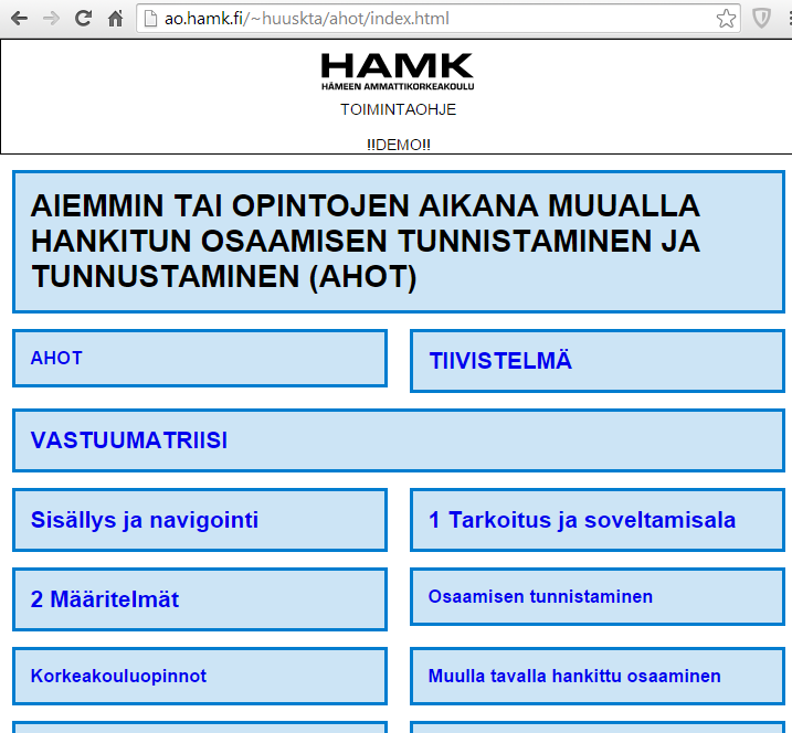 5.3 Tulokset Työn tulokseksi saatiin hyvin toimiva demosivusto, joka todettiin toimivaksi monilla Internet-selaimilla sekä mobiililaitteilla.