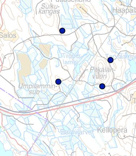 0:10 0:30) ylimääräinen tarkastuskäynti havainnon tarkentamiseksi, mutta alueella ei tuolloin tehty havaintoja lepakoista huolimatta hyvistä sääolosuhteista.