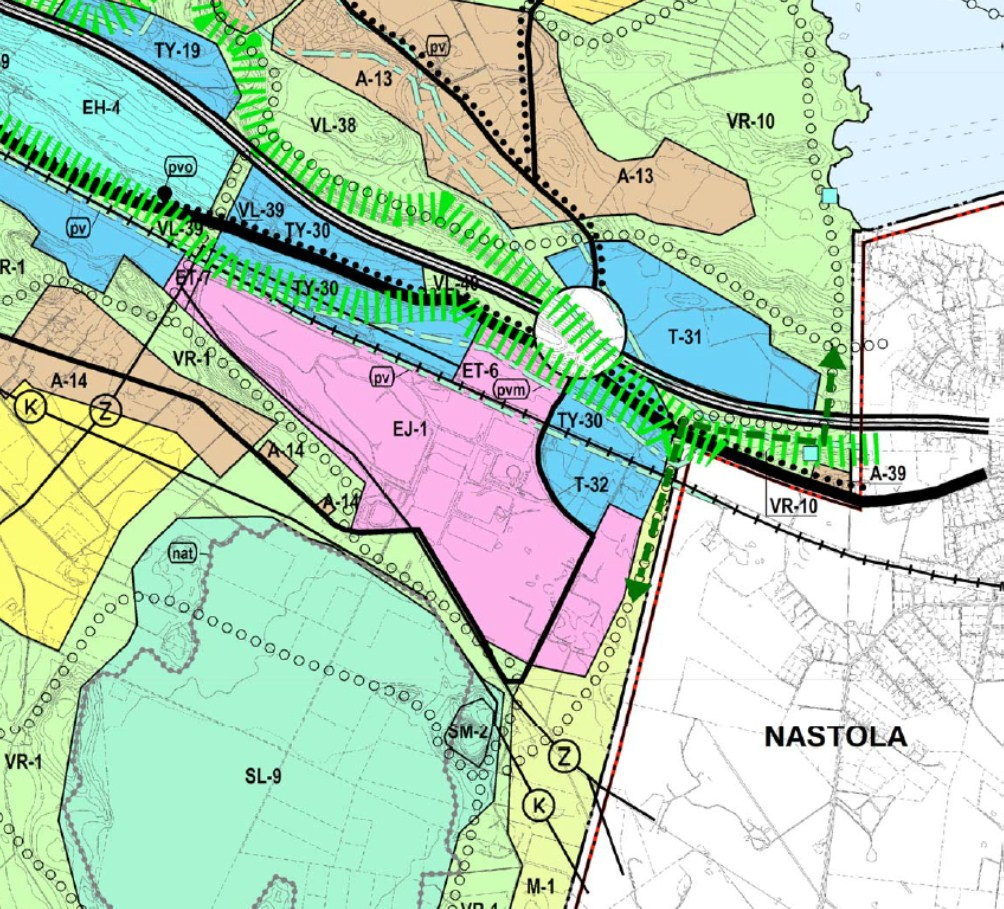 24 Stenan Lahden yksikön alueella on tällä hetkellä voimassa yleiskaava 2025, jonka kaupunginvaltuusto hyväksyi 14.5.2012.