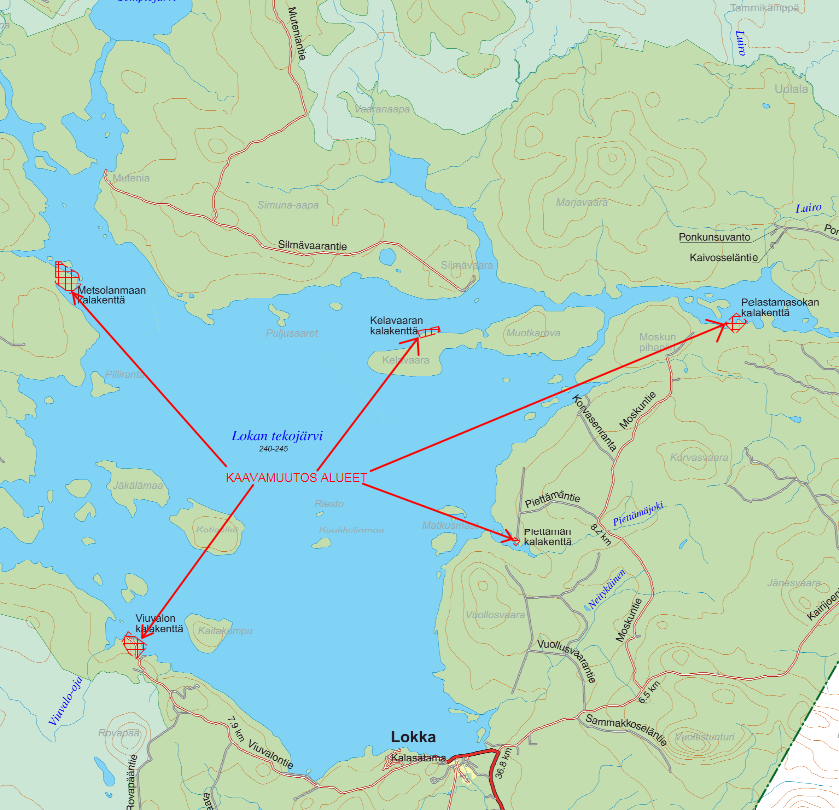 Liite 1. Muutosalueen sijaintikartta.