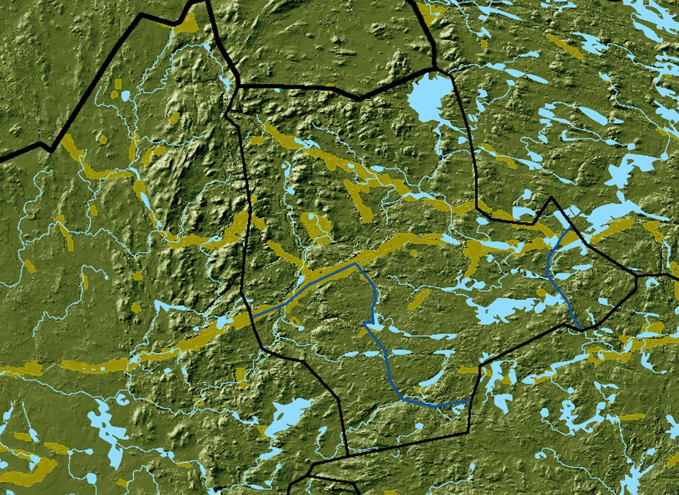 7 4. INVENTOINTIALUEEN MAISEMA, GEOLOGIA JA LUONTO Alueen kallioperä on pääosin gneissiä ja migmatiittia, lisäksi alueella on useita diabaasijuonia (Kallioperäkartta 1: 1 000 000; GTK).