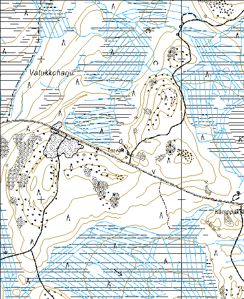 84 Kohdetyyppi: 1 Asuinpaikat Copyright: Metsähallitus 2008
