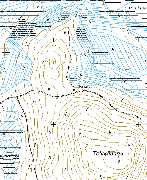 167 Kohdetyyppi: 9 Valmistuspaikat/työpaikat Copyright: Metsähallitus 2008