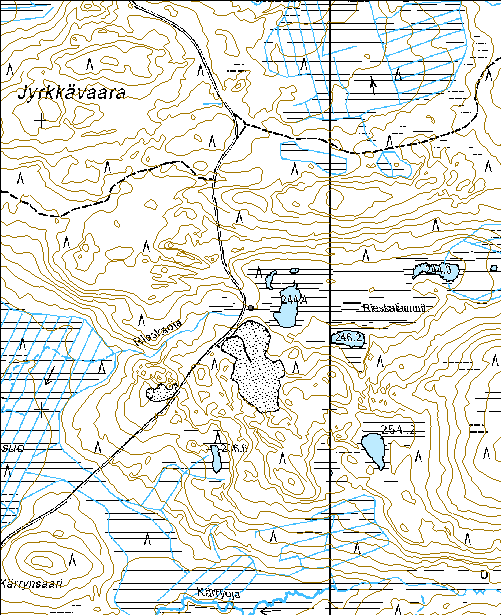 215 Kohdetyyppi: 9 Valmistuspaikat/työpaikat Copyright: Metsähallitus 2008