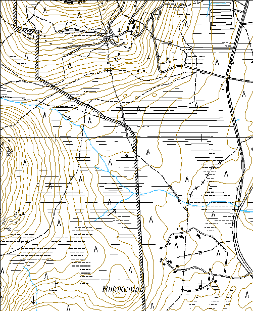 218 Kohdetyyppi: 17 Kivi- ja maarakenteet Copyright: Metsähallitus 2008