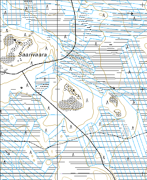 221 Kohdetyyppi: 17 Kivi- ja maarakenteet Copyright: Metsähallitus 2008