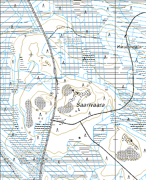 227 Kohdetyyppi: 17 Kivi- ja maarakenteet Copyright: Metsähallitus 2008