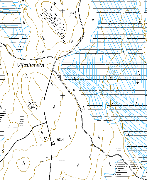 15 Kohdetyyppi: 17 Kivi- ja maarakenteet Copyright: Metsähallitus 2008