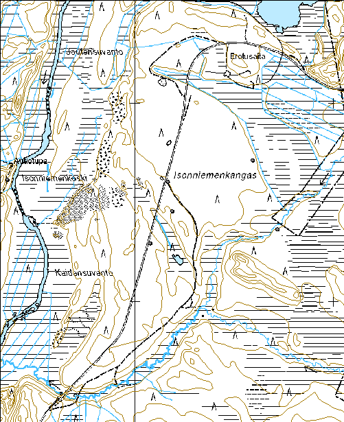 31 Kohdetyyppi: 17 Kivi- ja maarakenteet Copyright: Metsähallitus 2008