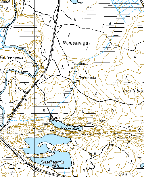 54 Kohdetyyppi: 1 Asuinpaikat Copyright: Metsähallitus 2008