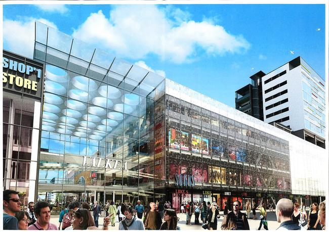 5 KAUPPAKESKUS VALKEA Kauppakeskus Valkea (kuva 4) on Osuuskauppa Arinan rakennuttama ja Skanskan toteuttama kauppakeskus, joka nousee Oulun ydinkeskustaan Galleria- ja Kauppurikortteleihin.