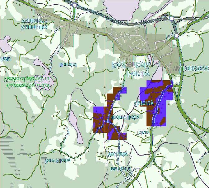 2005 Kuva 4. Aluerajauksissa tapahtuneet muutokset 1980 2005.