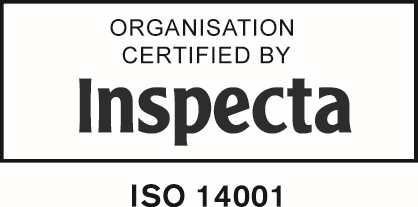 Kannamme ympäristövastuumme Ympäristöjärjestelmämme on ISO 14001 sertifioitu Yrityksemme johto ja esimiehet ovat sitoutuneet aktiivisesti edistämään edistämässä kestävän kehityksen mukaista toimintaa