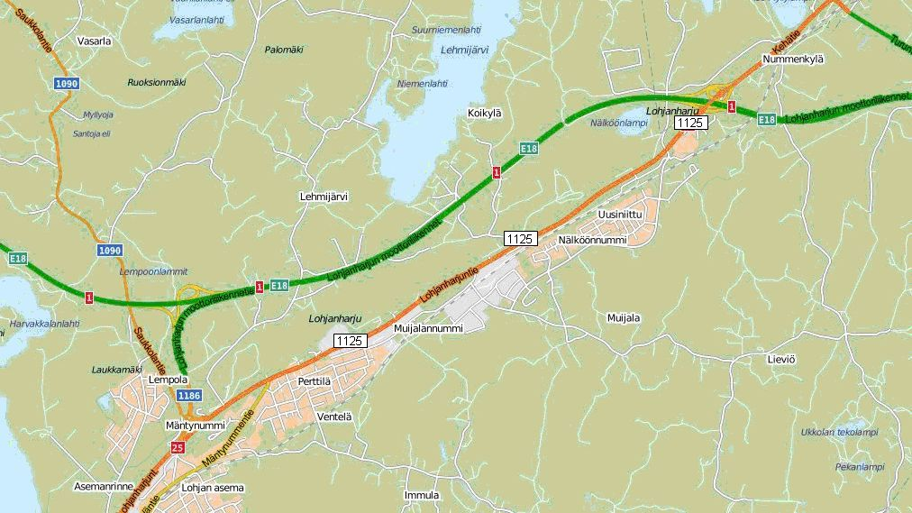 Tällä kohdalla opastus poikkeaa muista kohdista ja vaatii tarkempaa suunnittelua