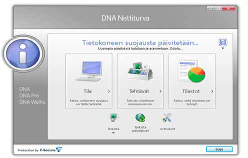 Kun lähetät sähköpostia tai asioit verkkopankissa, tietokoneesi ja internetin välillä siirretään runsaasti tietoa.