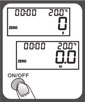 Die Zeit erhöht sich schneller, wenn die Taste gedrückt gehalten wird. Durch Drücken auf [ UNIT ] wird die Zeit gesenkt. Zum Zurücksetzen des Timers auf [ T-SET ] drücken. 4.