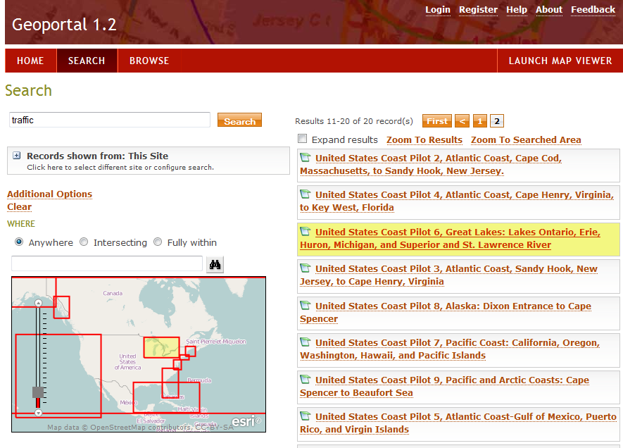 Metatietopalvelun toteutus: Esri Geoportal Server Esrin Open