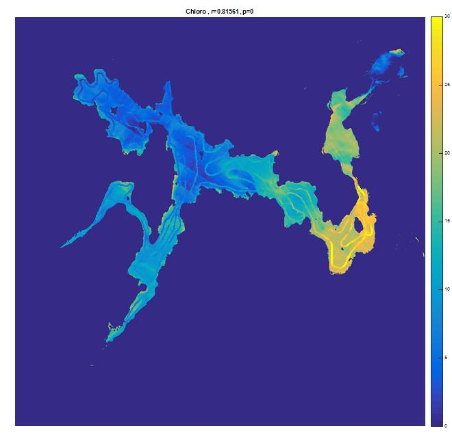 Hiidenvesi reference analysis When there is big variation in the chlorophyll values, as in